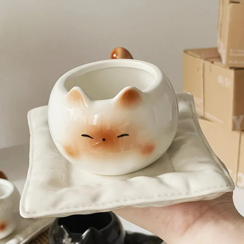 Cute Cat Tea Cup Set™️