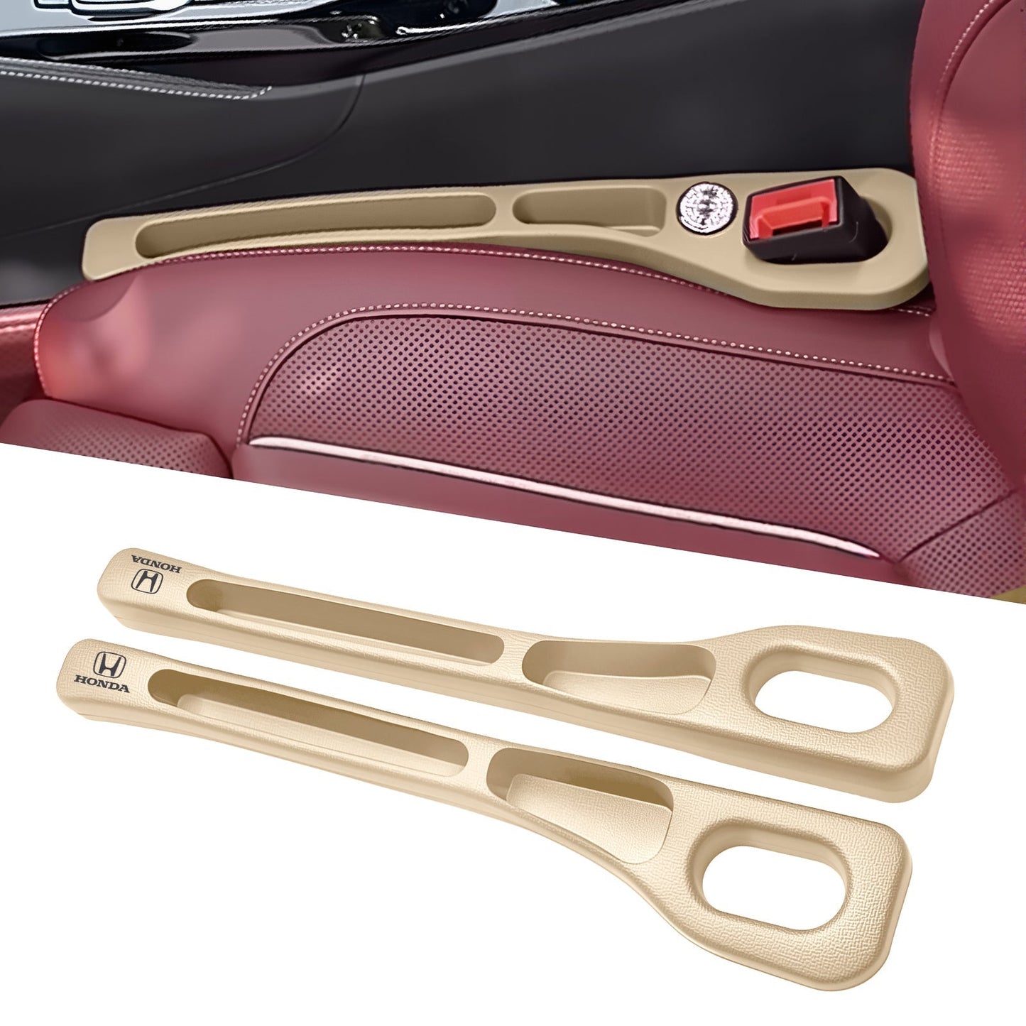 Dual-Slot Car Seat Gap Organizer™️