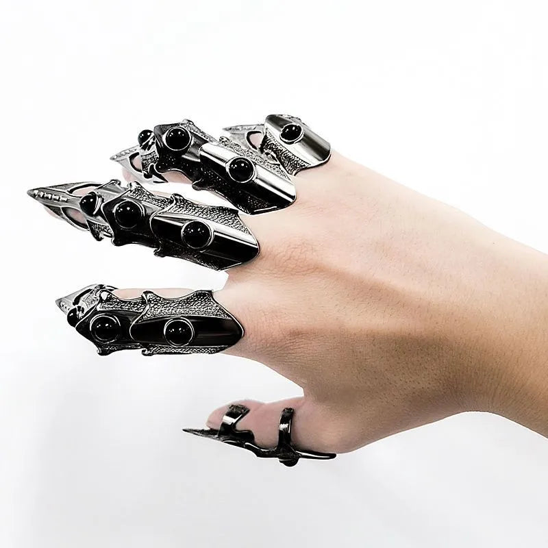 Necromantic Armor Skeleton Bracelet With Finger Claws™️
