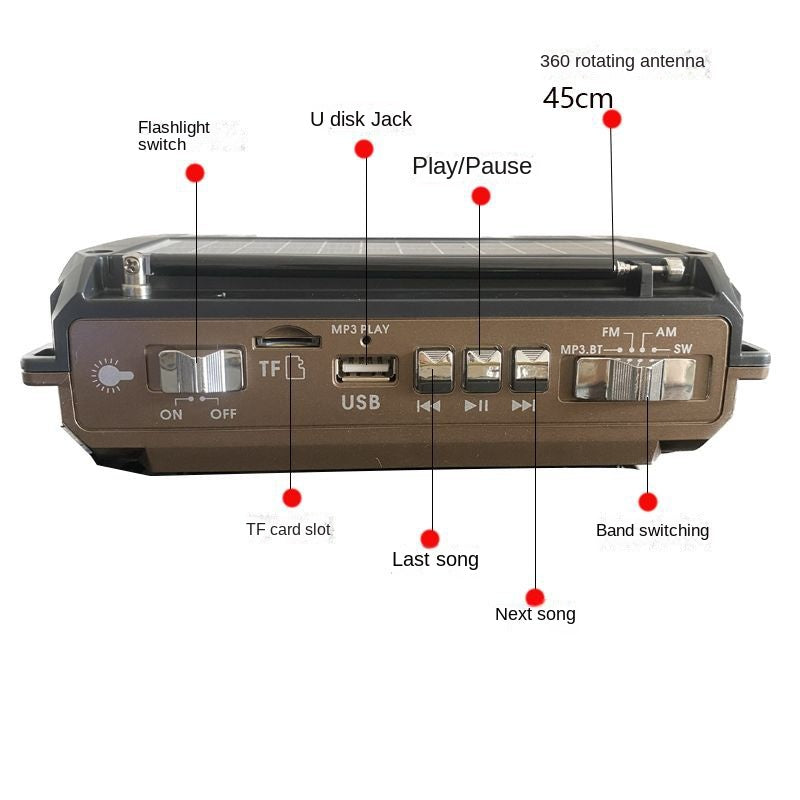 Retro Solar Powered Radio™
