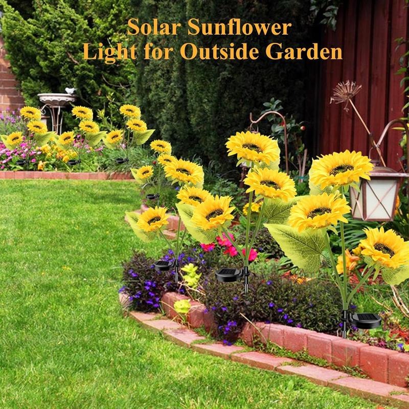 GlowPetal™ – Solar Sunflower Lights