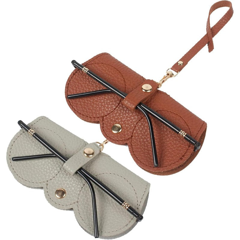 Luxe Faux-Leather Sunglasses Case™️