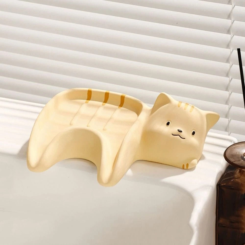 Ceramic Cat Soap Holder™️