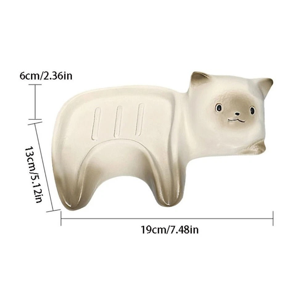 Ceramic Cat Soap Holder™️