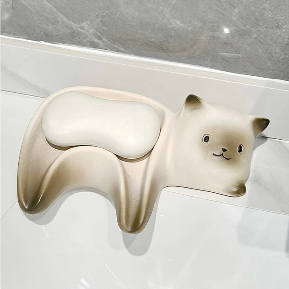 Ceramic Cat Soap Holder™️