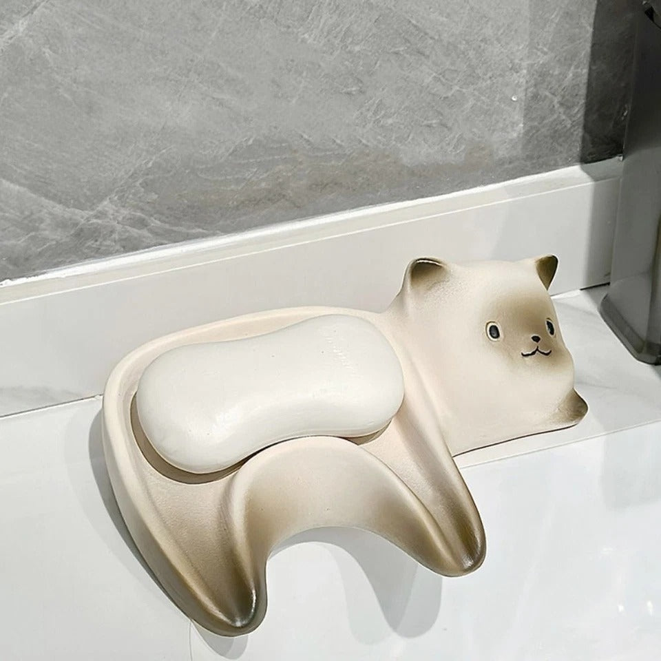 Ceramic Cat Soap Holder™️