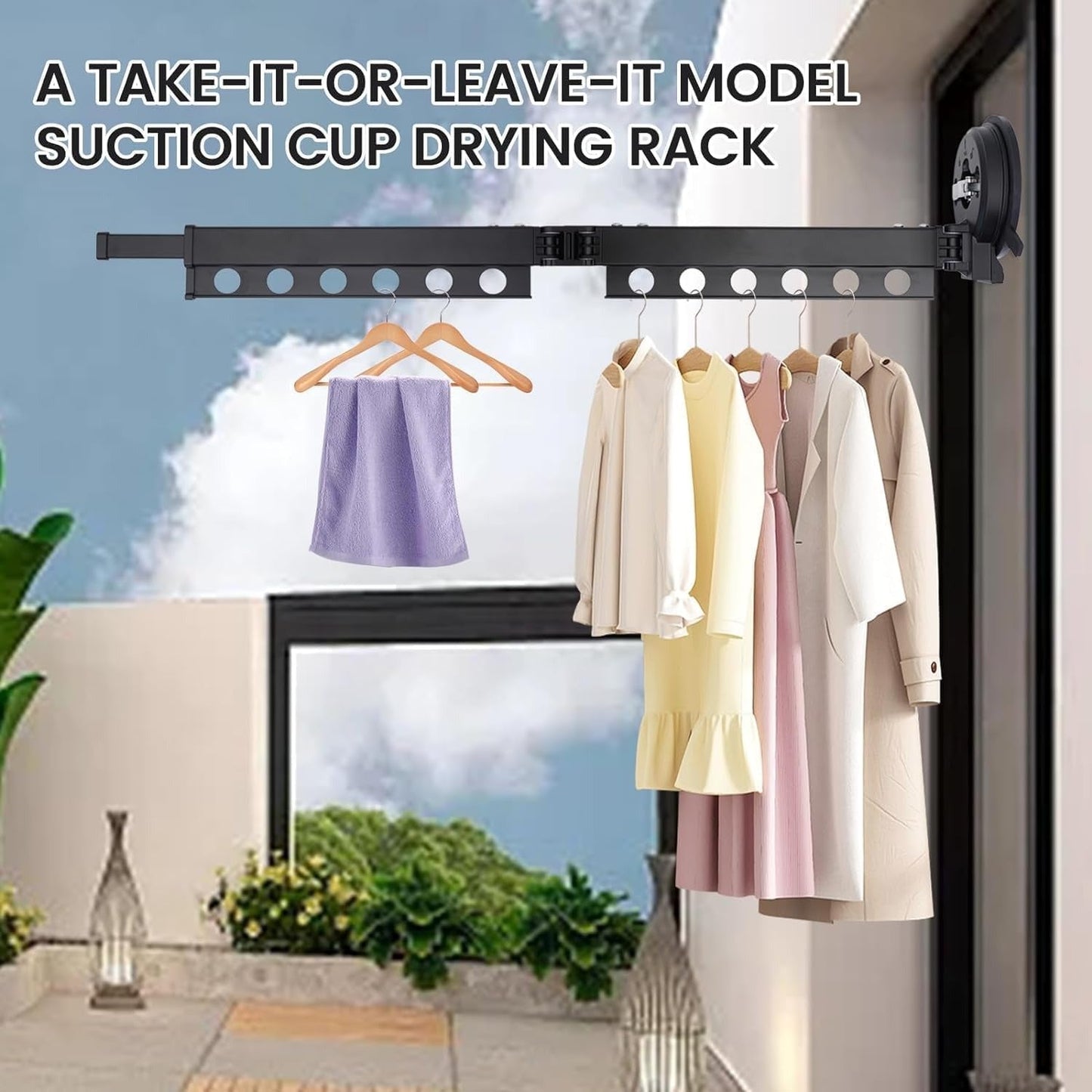 Retractable Wall Mounted Cloth Drying Rack™️