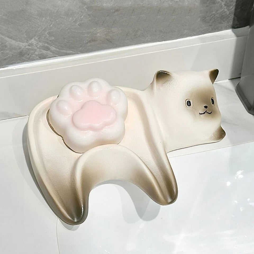 Ceramic Cat Soap Holder™️