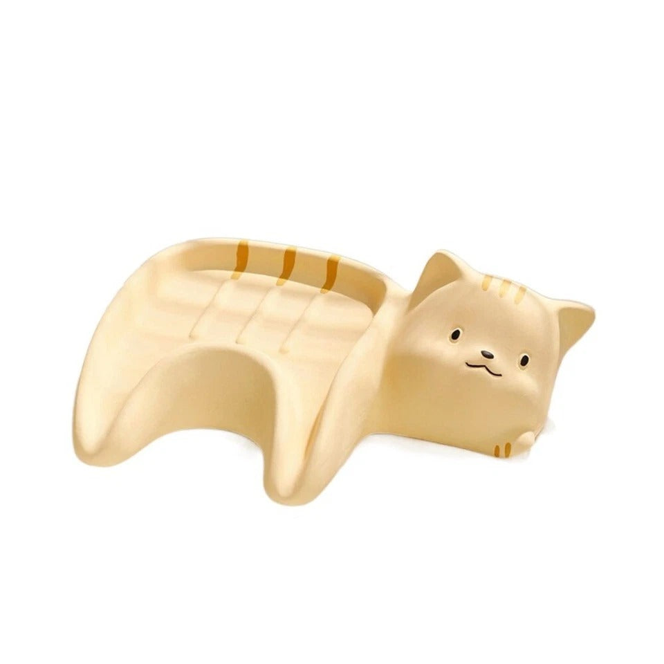 Ceramic Cat Soap Holder™️