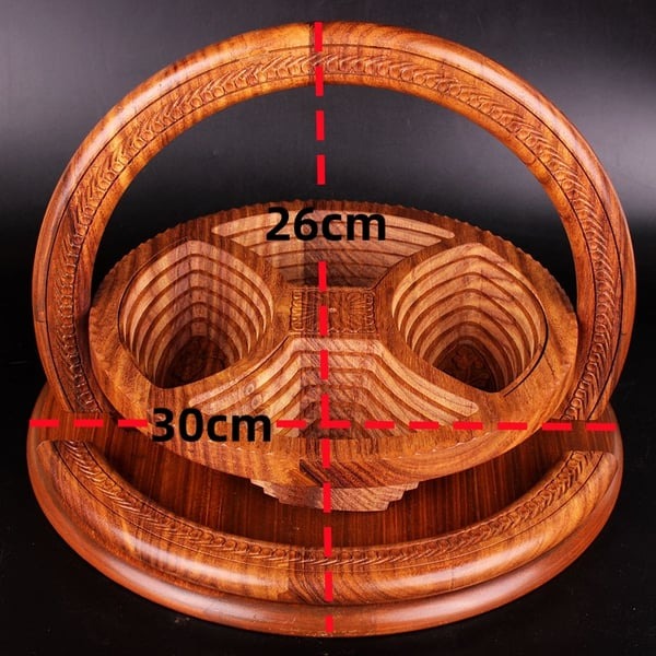 Premium Wood Carved Fruit Plate™