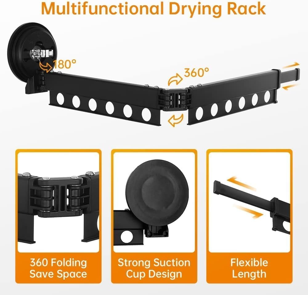 Retractable Wall Mounted Cloth Drying Rack™️