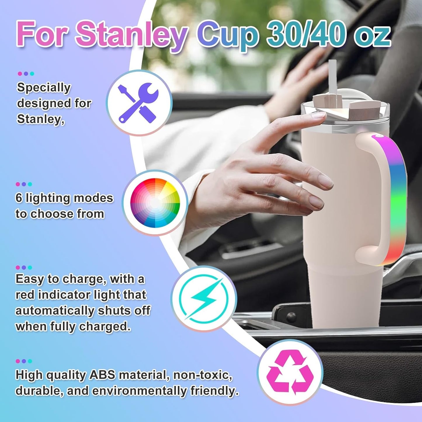 1L Tumbler With LED Lights™️