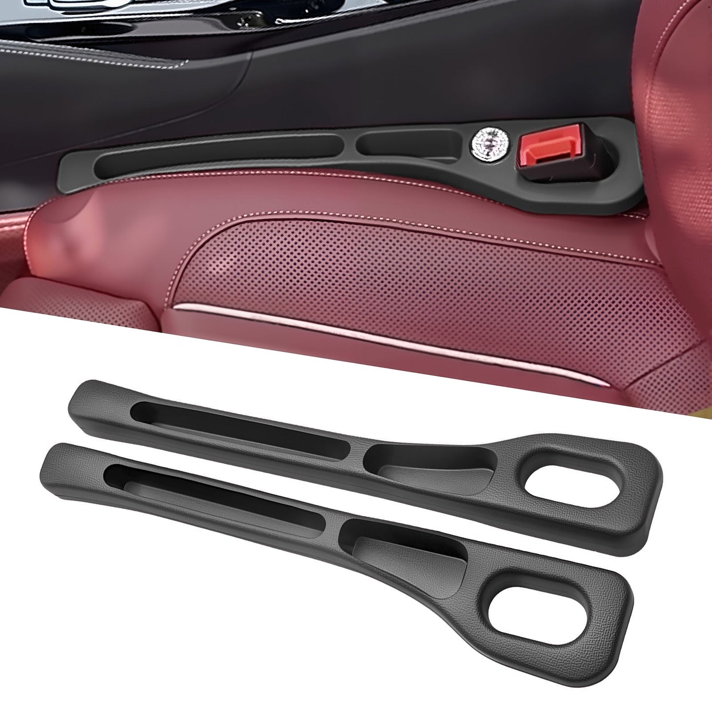 Dual-Slot Car Seat Gap Organizer™️