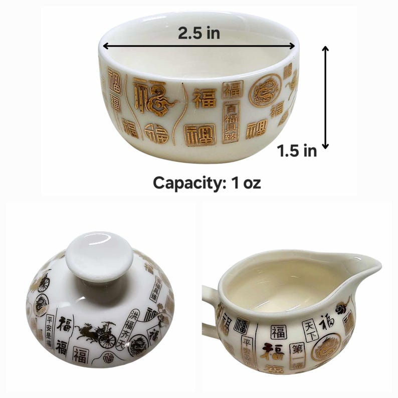 Luxury Oriental TeaPot Set™️ - With 8 Cups
