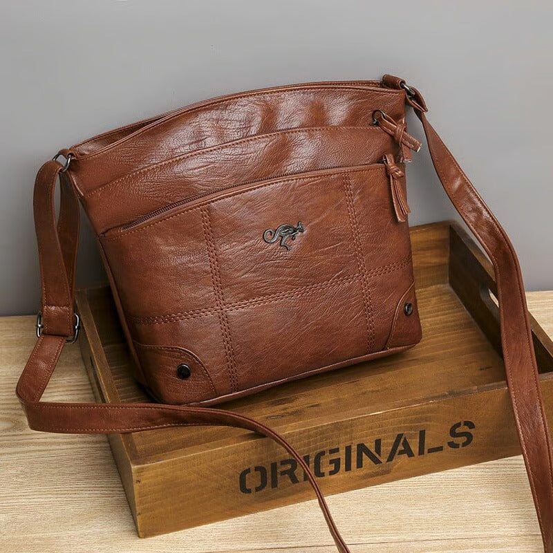 Soft Leather Multi-Pocket Bag™️
