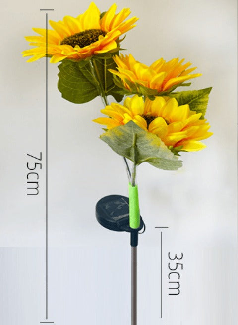 GlowPetal™ – Solar Sunflower Lights